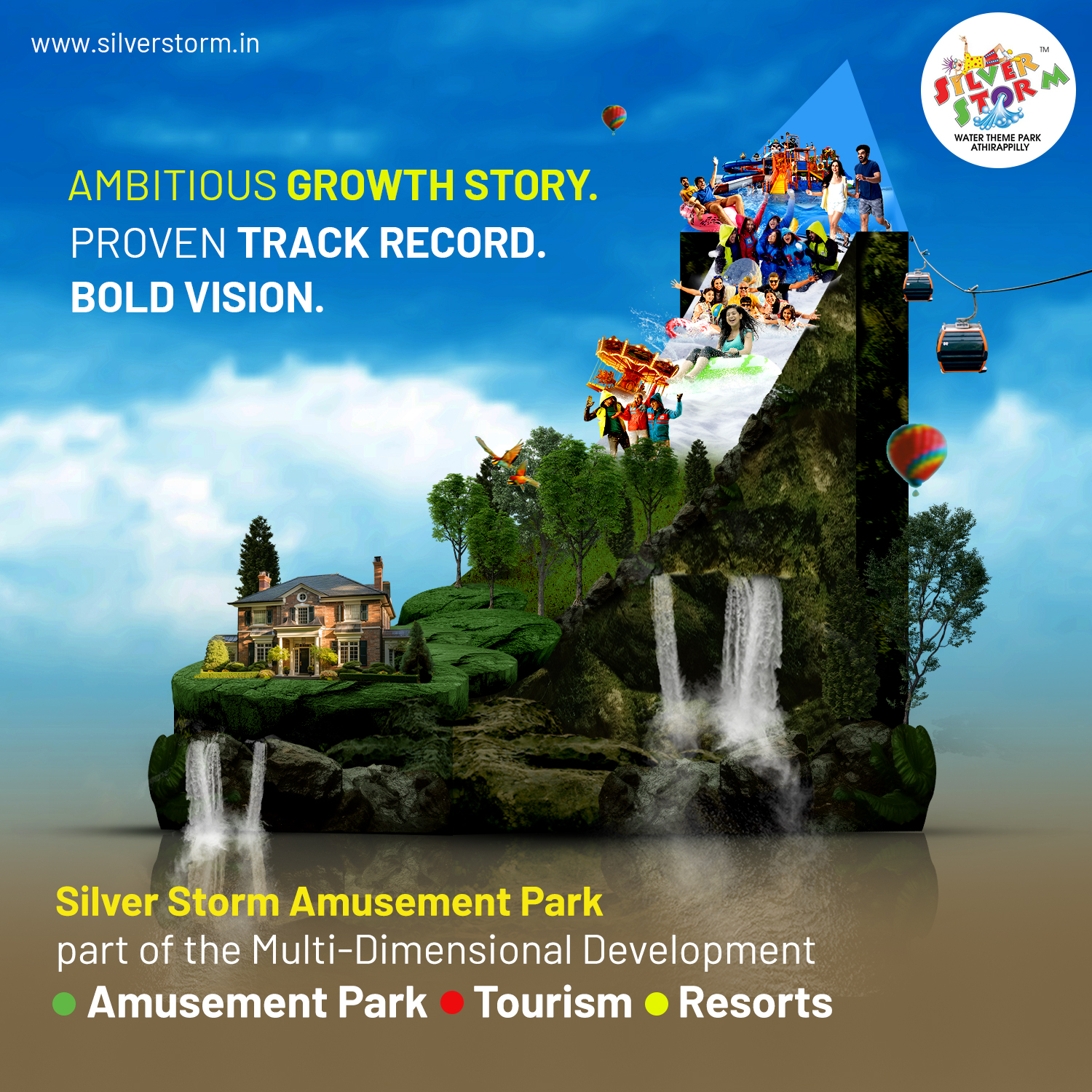 Silver Storm has built a reputation in the Amusement Park Industry with its continued growth and steady increase in its bottom line.